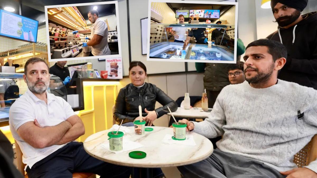 Rahul Gandhi In Keventers Store