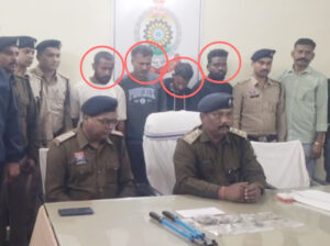 दिन में सब्जी बेचकर करते थे सूने मकानों की रैकी, रात में चोरी, चार आरोपी गिरफ्तार