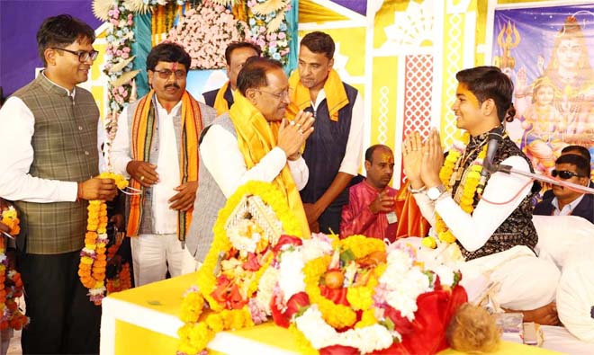 सनातन परंपरा और आध्यात्मिक चेतना का सशक्त संगम है शिव पुराण : मुख्यमंत्री विष्णु देव साय