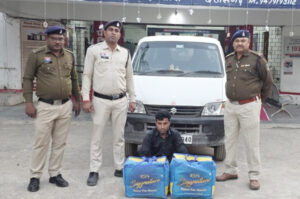 नव वर्ष की शुरुआत के साथ ही अवैध गांजा तस्करी पर पुलिस सख्त, 23 किलो गांजा बरामद 