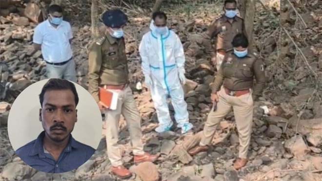महिला की हत्या का सनसनीखेज खुलासा : पहले पी शराब… फिर प्रेमिका का गला घोंटा, पत्थर से कुचलकर उतारा मौत के घाट