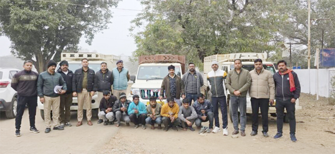 अंतरराज्यीय मवेशी चोरी गिरोह का पर्दाफाश, 7 आरोपी गिरफ्तार