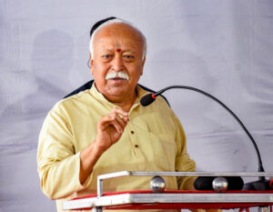 हिंदू सम्मेलन में आरएसएस प्रमुख मोहन भागवत, बोले- देश के ‘स्व’ लेकर चलेंगे तो हमारे ‘स्व’ सधेंगे