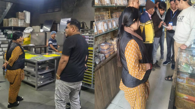 नैवेद्य और गुजरात मिष्ठान पर निगम ने ठोका जुर्माना, मिनी एसटीपी लगाने नोटिस किया जारी