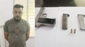 पुलिस की बड़ी कार्रवाई : पिस्टल और जिंदा कारतूस के साथ बबलू बाटली गिरफ्तार