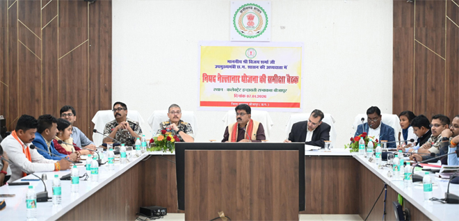 नए ऊर्जा और नई रणनीति के साथ बीजापुर के विकास में जुटें अधिकारी : उपमुख्यमंत्री विजय शर्मा