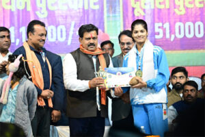 रिया की उपलब्धि प्रदेश की नई पीढ़ी के खिलाड़ियों के लिए बनेंगी प्रेरणा : उपमुख्यमंत्री विजय शर्मा