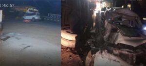 VIDEO : शादी की सालगिरह मनाकर लौट रहे 4 दोस्तों की मौत, रॉन्ग साइड से आए ट्रेलर ने स्कॉर्पियो को रौंदा