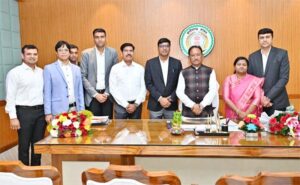 मुख्यमंत्री से राज्य प्रशासनिक सेवा से भारतीय प्रशासनिक सेवा में नियुक्त हुए अधिकारियों ने की सौजन्य भेंट