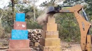 ‘लाल आतंक’ के खिलाफ बड़ी कार्रवाई, जवानों ने 6 नक्सली स्मारकों को किया ध्वस्त, भारी मात्रा में विस्फोटक भी बरामद