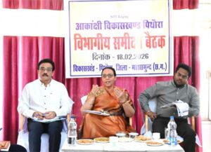 नीति आयोग की महानिदेशक श्रीमती निधि छिब्बर ने पिथौरा में की आकांक्षी विकासखंड एवं संपूर्णता अभियान 2.0 की समीक्षा
