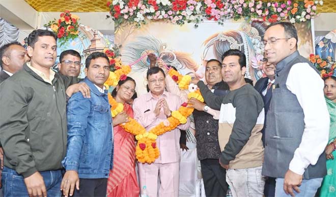 उद्योग मंत्री देवांगन ने कन्नौजिया राठौर समाज क़े 25 लाख क़े भवन का लोकार्पण और तैलिक विकास समिति क़े 20 लाख क़े भवन की रखी आधारशिला