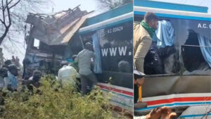 बलौदाबाजार में भीषण सड़क हादसा, बस को ट्रक ने मारी टक्कर, 4 लोगों की मौत, कई घायल