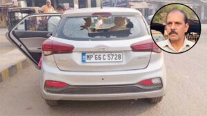 दुर्ग रेलवे स्टेशन में भाजपा नेता के साथ मारपीट, कार में बैठी बच्ची भी हुई घायल
