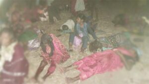 दर्दनाक सड़क हादसा, अनियंत्रित होकर पलटी पिकअप, 2 महिलाओं की मौके पर मौत, कई लोग घायल
