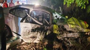 एनएच-30 पर भीषण सड़क हादसा, दो कारों की जबरदस्त भिड़ंत, 6 की मौके पर मौत