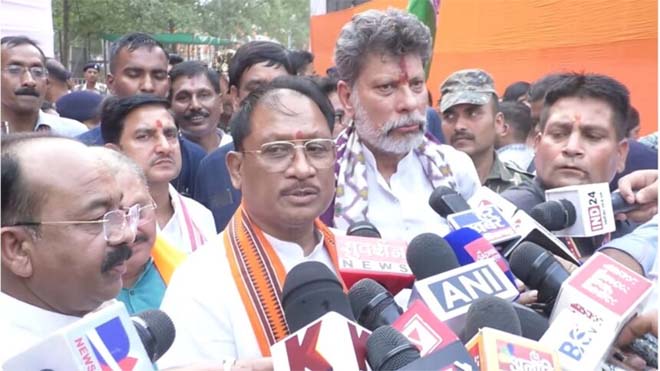 महिला आरक्षण बिल पर भाजपा का जनआक्रोश, रायपुर में रैली सीएम साय बोले- बुलाएंगे विशेष सत्र