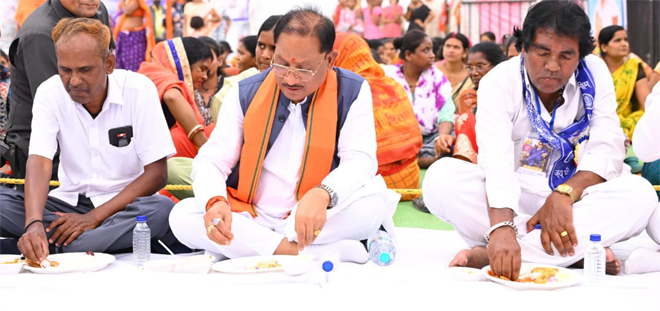 संविधान हमारे लोकतंत्र की आत्मा है और समरसता उसकी सबसे बड़ी शक्ति : मुख्यमंत्री विष्णु देव साय