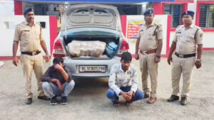 गांजा तस्करी का भंडाफोड़ : पुलिस ने 112 किलो गांजे के साथ 2 अंतरराज्यीय तस्करों को किया गिरफ्तार