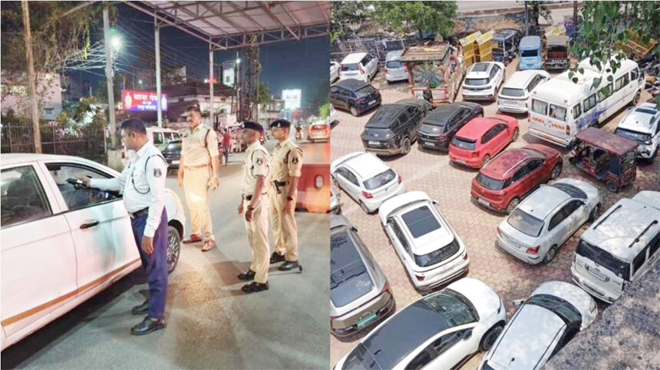 पुलिस की सख्त कार्रवाई : छुट्टी की रात फंसे 165 नशेड़ी चालक, जनवरी से आज तक 2300 नशेड़ी वाहन चालकों के विरुद्ध कार्यवाही