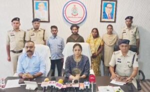 आदतन शराबी की हत्या :  पत्नी, भाई और रिश्तेदार गिरफ्तार, गमछे से गला घोंटकर उसकी हत्या