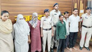 पद्मश्री फूलबासन के किडनैपिंग का पुलिस ने किया खुलासा , 2 युवतियों सहित 5 आरोपी गिरफ्तार