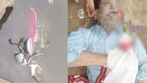नाले से बाइक समेत मिला व्यक्ति का शव, रातभर तलाश के बाद मिली लाश, इलाके में सनसनी
