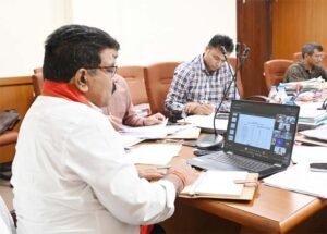 उप मुख्यमंत्री विजय शर्मा ने की सुशासन तिहार की तैयारियों की समीक्षा