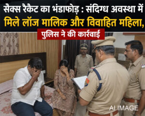 सेक्स रैकेट का भंडाफोड़ : संदिग्ध अवस्था में मिले लॉज मालिक और विवाहित महिला,पुलिस ने की कार्रवाई