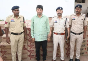 शराब तस्करों पर सबसे बड़ा प्रहार : 75 लाख की अवैध शराब से भरा ट्रक पकड़ा, महाराष्ट्र पहुंचने से पहले धरा गया पूरा नेटवर्क