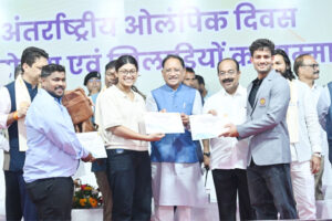 छत्तीसगढ़ में खेलों के लिए बेहतर वातावरण और आधुनिक अधोसंरचना का हो रहा विकास : मुख्यमंत्री साय