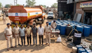 डीजल-पेट्रोल के अवैध कारोबार के खिलाफ रायपुर पुलिस का एक्शन, 14000 लीटर ईंधन जब्त और 4 आरोपी गिफ्तार