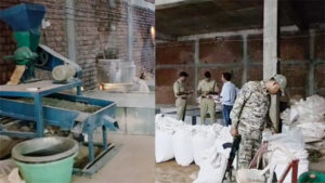 डिटर्जेंट बनाने के लिए किराए से लिया था गोदाम, अवैध तरीके से बनाया जा रहा था गुटखा, दुर्ग पुलिस ने किया भंडाफोड़