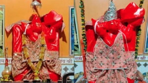 कवर्धा के प्रसिद्ध मंदिर में चोरी, भगवान बजरंगबली का मुकुट चुरा ले गए चोर, इलाके में भारी आक्रोश