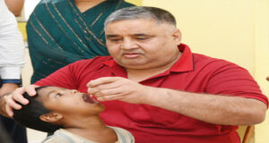 हर बच्चे तक पहुंचे पोलियो की सुरक्षा का कवच: पर्यटन एवं संस्कृति मंत्री राजेश अग्रवाल ने पिलाई जीवनरक्षक खुराक