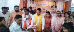 विधायक श्री रोहित साहू बने निक्षय मित्र, टीबी मुक्त भारत अभियान को दिया जनसहभागिता का संदेश