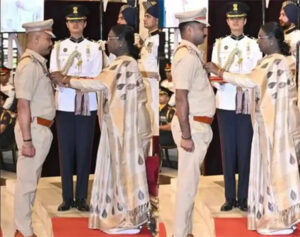 वित्त मंत्री ओपी चौधरी ने शौर्य चक्र से सम्मानित छत्तीसगढ़ पुलिस के जांबाज अधिकारियों को दी बधाई