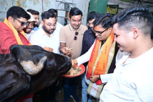 जन्मदिवस के अवसर पर वित्त मंत्री श्री ओपी चौधरी ने की गौ-सेवा, संरक्षण के प्रयासों को सराहा
