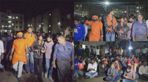 रील बनाने को लेकर दो पक्षों में विवाद, 2 महिलाओं को गंभीर चोटें, विरोध में सुअर लेकर पहुंचे बजरंग दल कार्यकर्ता