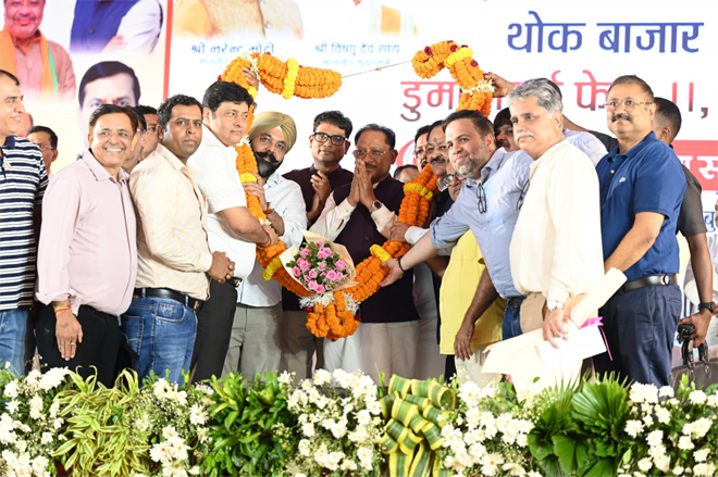 डुमरतराई थोक बाजार से व्यापार एवं राेजगार दोनों को मिलेगा बढ़ावा : मुख्यमंत्री विष्णु देव साय