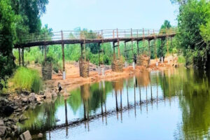 नक्सलवाद पर भारी पड़ी विकास की राह- नारायणपुर के दुर्गम क्षेत्र में आईटीबीपी ने ग्रामीणों के साथ मिलकर 250 फीट लंबा पुल किया खड़ा