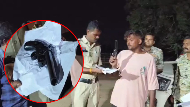 दहशत फैलाने सरे बाजार लहरा रहा था कट्टा : पुलिस ने घेराबंदी कर दबोचा, हथियार सप्लायर भी अरेस्ट