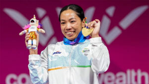 वित्त मंत्री ओपी चौधरी ने राष्ट्रमंडल खेल 2026 में स्वर्ण पदक विजेता मीराबाई चानू को दी बधाई