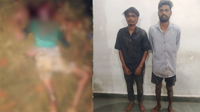 युवक की निर्मम हत्या : अश्लील गाली-गलौज से विवाद बना जानलेवा, छत पर चढ़कर ईंट-हंसिये से किया हमला, दो आरोपी गिरफ्तार