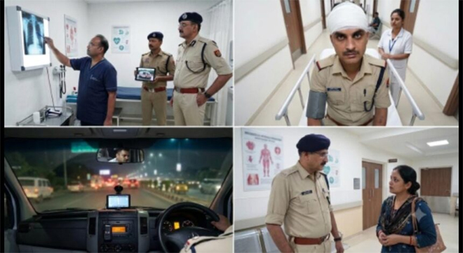 रैली में पथराव-बोतलबाजी के दौरान 16 पुलिसकर्मी घायल, अस्पताल पहुंचकर पुलिस कमिश्नर संजीव शुक्ला ने जाना हाल