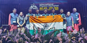 वित्त मंत्री श्री ओपी चौधरी ने अंतरराष्ट्रीय भौतिकी ओलंपियाड 2026 के स्वर्ण पदक विजेताओं को दी बधाई