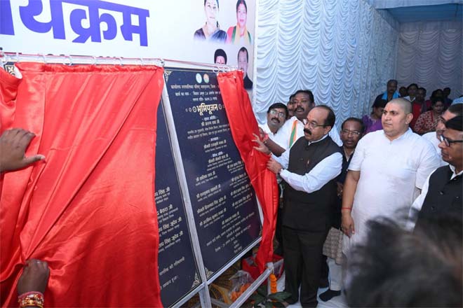 उप मुख्यमंत्री अरुण साव ने 93 करोड़ के कार्यों का किया भूमिपूजन, 4.68 करोड़ के नए विकास कार्यों की घोषणा की