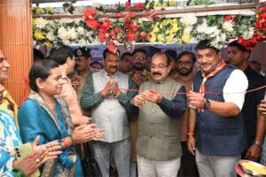 उप मुख्यमंत्री अरुण साव ने अन्नपूर्ति ग्रेन एटीएम का किया शुभारंभ