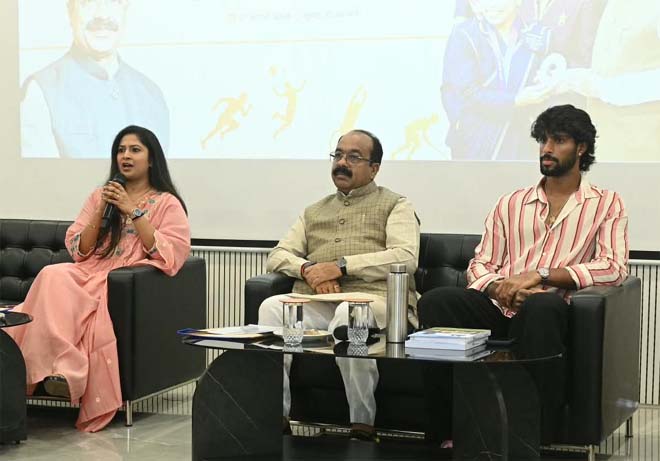 उप मुख्यमंत्री अरुण साव ‘खेलो इंडिया संवाद’ कार्यक्रम में हुए शामिल, प्रधानमंत्री नरेन्द्र मोदी ने ‘खेलो इंडिया संवाद’ को वर्चुअली संबोधित किया