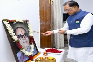 राष्ट्रसेवा, संगठन निर्माण और जनकल्याण के प्रति समर्पित रहा कुशाभाऊ ठाकरे जी का संपूर्ण जीवन : मुख्यमंत्री विष्णुदेव साय